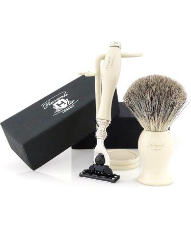 Premium Haryali London Ivory Shaving Set 5 - International Shipping Available - Buy Online on GoSupps.com