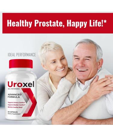 Uroxel Capsules Advanced Uroxel Prostate Health Supplements - Bladder Comfort & Daily Urinary Support -Maximum Strength for Daily Wellness & Comfort All Natural Support Uroxel Reviews (5 Pack) - Buy Online on GoSupps.com