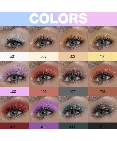 Liquid Glitter Eyeshadow & Eyeliner - Waterproof Long-Lasting Quick-Drying Metallic Shimmer for Stunning Eye Looks - H09 - Buy Online on GoSupps.com