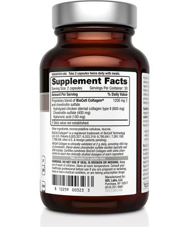 Cartiflex 60 Capsules - Quality of Life Labs for Joint Support & Mobility - Buy Online on GoSupps.com