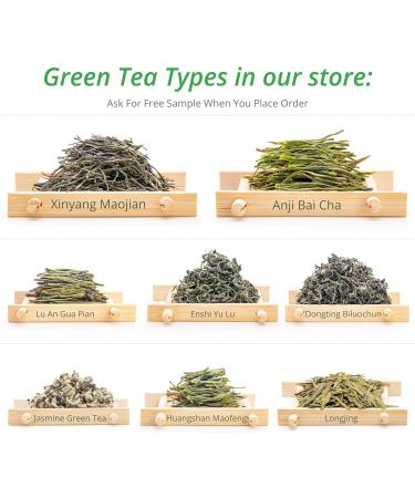 Oriarm 2023 Xihu Longjing Green Tea Loose Leaf 250g - Ecologically Grown Chinese Dragon Well Tea - Spring Dragonwell Tea Leaves in Resealable Bag - Buy Online on GoSupps.com