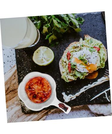 MAGICLULU 1pc Sauce Dish Vegetable Plate Ceramic Dipping Dish Pastry Plate Dipping Sauce Bowl Sauce Bowls Condiment Bowls Candy Plate Spice Dish Seasoning Dish Ceramics Household Spices 11X8X2CM Blue - Buy Online on GoSupps.com