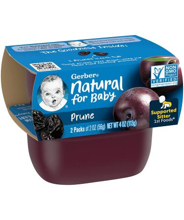 Buy Gerber Prune 2 Pack (2 oz Each) - Nutrient-Rich Baby Food - Buy Online on GoSupps.com
