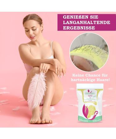 Dermawax Argan Film Wax Pearls - Premium Hair Removal Wax for Brazilian Full Body & Intimate Areas - 1kg - Buy Online on GoSupps.com