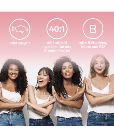 Organika Marine Collagen PCOS Relief Powder - Clinically Researched 40:1 Inositol Blend Folate B12 - Helps support Hormone Balance Menstrual Cycle Fertility- 283g - Buy Online on GoSupps.com