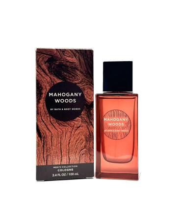Bath and Body Cologne Men's Collection 3.4 FL OZ / 100 ML (Regular size Mahogany Woods) 3.4 Fl Oz (Pack of 1) Mahogany Woods