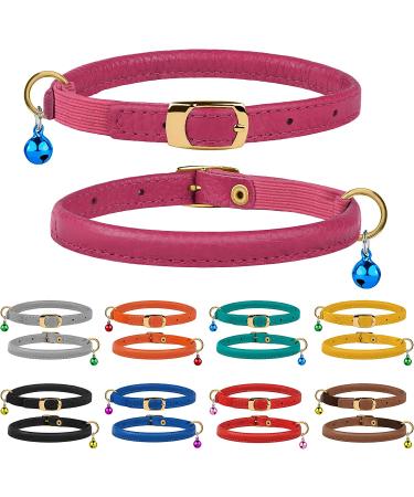 Murom Rolled Leather Cat Collar - Adjustable Safety Collar for Cats - Various Colors Available - Buy Online on GoSupps.com
