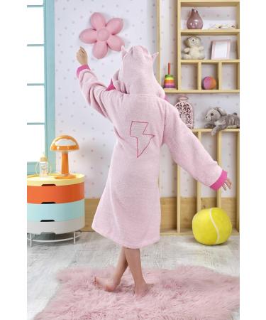 Ely Parker Boys & Girls Hooded Bathrobe - Super Soft Turkish Cotton Absorbent & Comfortable for Ages 13-14 - Buy Online on GoSupps.com