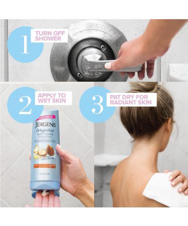 Jergens Wet Skin Body Moisturizer with Restoring Argan Oil 10 Ounces - Buy Online on GoSupps.com