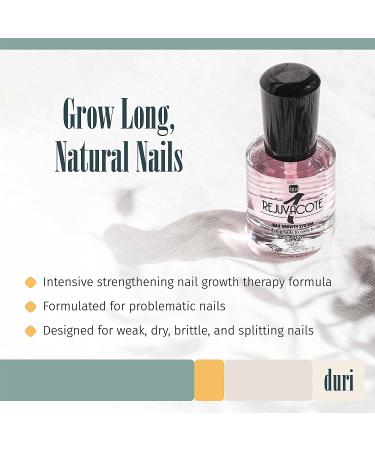 Duri Rejuvacote 1 Nail Growth System - Original Maximum Strength Formula - Pack of 3-0.45 fl. oz - Nail Strengthener and Growth - Base & Top Coat - Buy Online on GoSupps.com