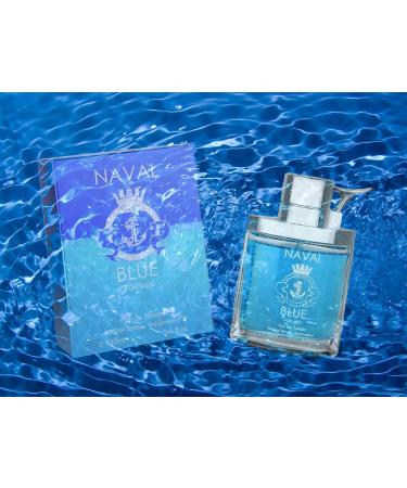 META-BOSEM Naval Blue for Men Cologne Aquatic Fragrance Eau de Toilette Natural Spray - Fruity Woody Notes - Holiday Gift 3.4 Fl Oz/100 Ml - Buy Online on GoSupps.com