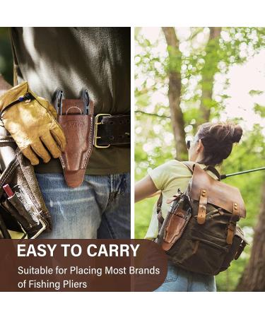 RXLUY Fishing Pliers Holster with Retractable Lanyard - Universal Fit for Sea Fishing & River Lure Tongs - Buy Online on GoSupps.com