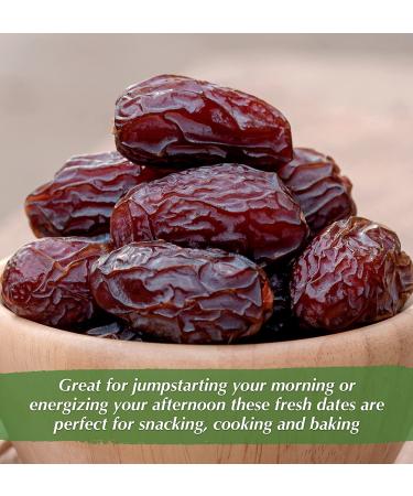 Natural Medjool Dates - Juicy, Sweet & Preservative-Free (2 lbs) | Grown in California - Buy Online on GoSupps.com