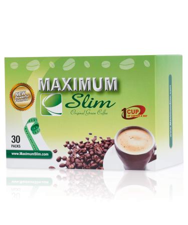 Premium Organic Green Coffee - Maximum Formula Maximum Results & Maximum Taste - 30 ct