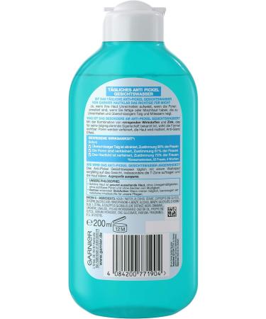 Garnier Hautklar Daily AntiPimples Facial Water 200 ml 200 ml 1er Pack - Buy Online on GoSupps.com