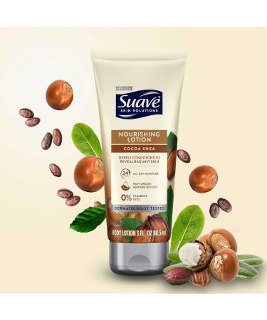 Suave Cocoa Butter Shea Lotion Travel Size 3 Oz | Nourishing Moisturizer for Extremely Dry Skin | 24H Moisture & Glowing Skin (Pack of 3 - Buy Online on GoSupps.com