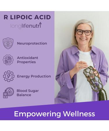 LongLifeNutri R-Alpha Lipoic Acid 300 mg + CurcuPEA+ (Palmitoylethanolamide + Turmeric Complex 600/1000 mg) Bundle - 120-180 Capsules Cellular Energy & Natural Antioxidant GMP Certified Made in USA - Buy Online on GoSupps.com