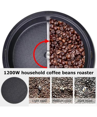 Home Coffee Roaster 1200W Electric Coffee Roaster For Coffee Beans Nuts Peanuts Cashews Chestnuts 0-240 C Non-stick Coating Coffee Roaster Shop/Home Red - Buy Online on GoSupps.com