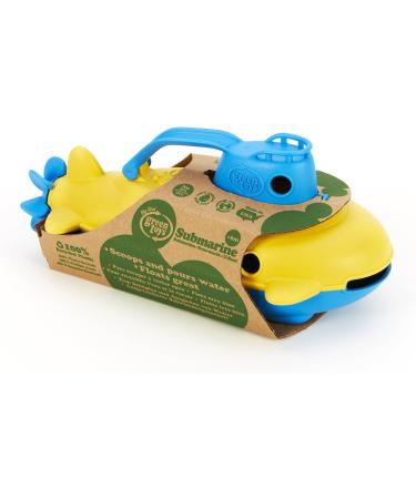 Buy Green Toys Submarine Bath Toy - Eco-Friendly Play Boat for Kids 6 Months+ | Sustainable Yellow & Blue - Buy Online on GoSupps.com