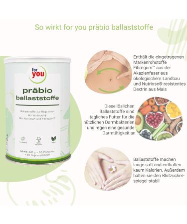 Prebio Fiber 420G - Plant-Based Digestive Support | 60 Portions of Acacia Fiber & Resistant Dextrin - Buy Online on GoSupps.com