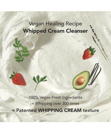 Whipped Cream Vegan Cleanser - Avocado & Lime for Dry Skin | Extra Deep Moisturizing Face Cleanser with Niacinamide & Hyaluronic Acid | 120ML Korean Skincare by Lavocado - Buy Online on GoSupps.com