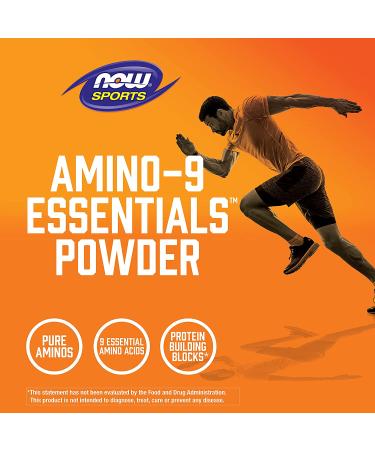Now Foods Amino-9 Essentials Powder 11.64 oz - Premium Sports Amino Acids - Buy Online on GoSupps.com