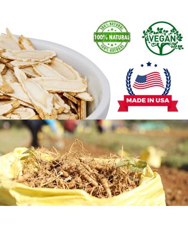 DABC OAK LAND American Ginseng Slices from Wisconsin (Sliced Ginseng Root Wisconsin Grown!Most People Use It to Make Ginseng Tea! Good for Health! / (Sliced Ginseng Root) 113g/Bag - Buy Online on GoSupps.com