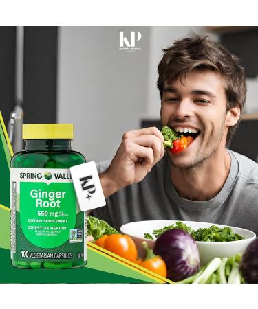 Ginger Root 550 mg Dietary Supplement Ginger Root Capsules 100 Count - Buy Online on GoSupps.com