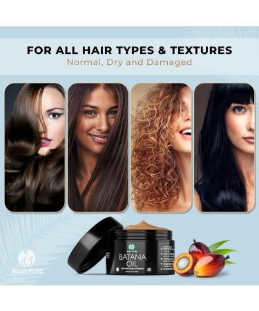 Premium Raw Batana Oil Pure & Unrefined - Advanced Hair Regrowth & Scalp Therapy Device - Supports Fuller Healthier Hair & Skin - For Men & Women 2 OZ - Buy Online on GoSupps.com