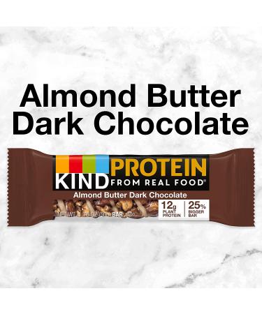 KIND Almond Butter Dark Chocolate Protein Bars - Gluten Free, 12g Protein - Buy Online on GoSupps.com