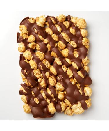 Joe & Seph's Milk Chocolate Popcorn Slab (115g) | Salted Caramel Gourmet Popcorn Covered in Belgian Milk and White Chocolate | Air-Popped Snack Gift for Men and Women - Buy Online on GoSupps.com