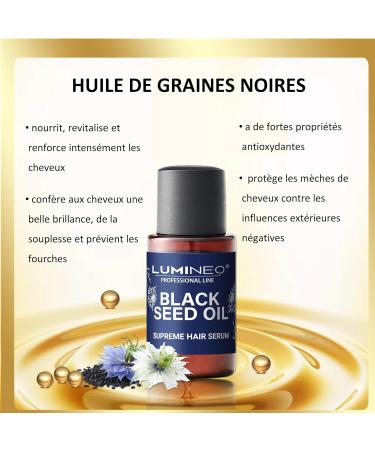 Lumineo Hair Serum with Black Seed Oil Malachite and UV Filter - ideal for Lumineo Hair Dryer with Serum Diffuser - Buy Online on GoSupps.com