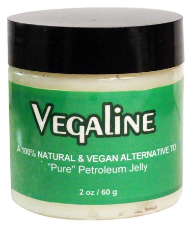 Vegaline - a 100% Natural  Vegan & Hypoallergenic Alternative to Petroleum Jelly - 2 oz