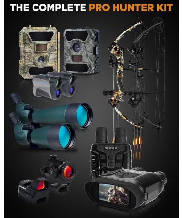 Creative XP Infrared Night Vision Monocular Telescope - High-Tech Spy Gear for Hunting & Surveillance - Capture Photos & Videos in 100% Darkness - Buy Online on GoSupps.com