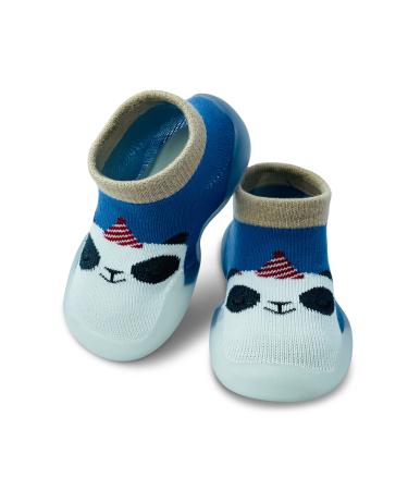 Dookeh Baby Shoes Boys Girls First Walking Shoes Soft Sole Sneakers Toddler Infant Babygirl Sock Shoes 2-3 Years A3 Darkblue