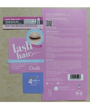 Korean Lash Serum - Eyelash & Eyebrow Growth Serum for Longer Lashes | Suero Para Pesta as Crecimiento - Buy Online on GoSupps.com