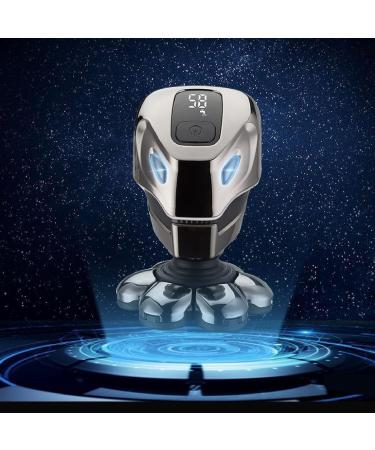 Eurobuy 5 in 1 Head Shaver Kit for Bald Men 7D Floating Electric Razor Cordless Hair Clippers Rechargeable Waterproof Bald Head Grooming Kit - Buy Online on GoSupps.com