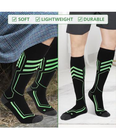YTORGR Ski Socks - Warm Slip-Resistant Pilling-Free Thermo Socks for Men & Women | Sizes 39-45 | Perfect for Snowboarding & Winter Activities - Buy Online on GoSupps.com