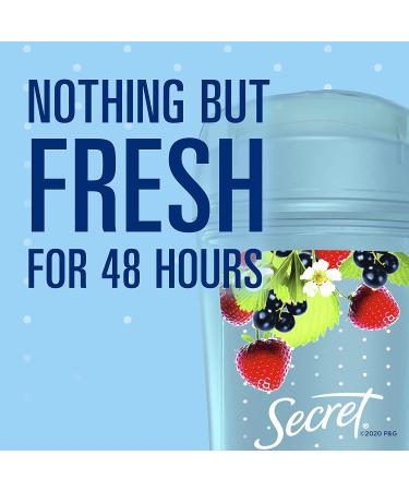 Secret Deodorant for Women - Fresh Clear Gel, Berry Scent, 3.4 Oz (Pack of 3) - Buy Online on GoSupps.com