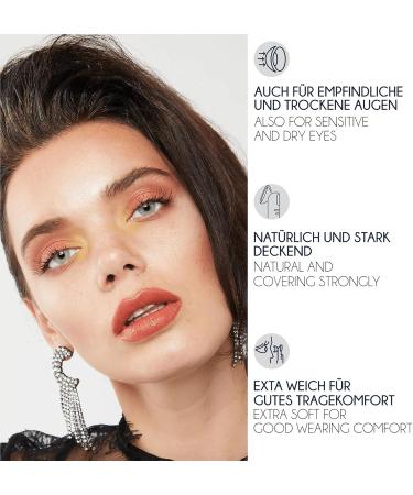 Buy Iconic Colored Contact Lenses Rain - Natural Light Green & Gray Monthly Lenses | 3-Month Wear - Buy Online on GoSupps.com