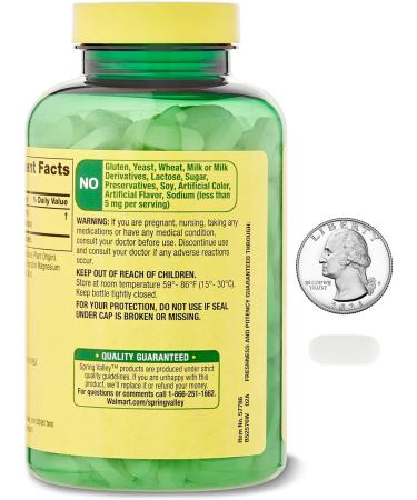 Lysine Supplement - L-Lysine 500mg | 250 Tablets | Essential Amino Acid for Immune & Skin Health | Gluten-Free | Spring Valley - Buy Online on GoSupps.com