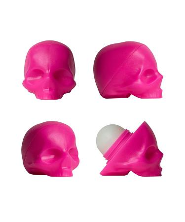 Rebels Refinery 3-Piece Neapolitan Skull Lip Balm Bundle - Pink Passion Fruit, Black Mint, White Vanilla - Buy Online on GoSupps.com