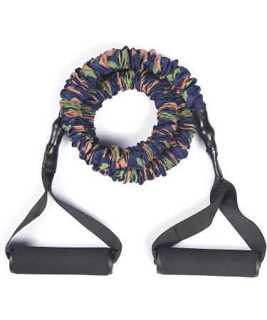 KYLIN SPORT Resistance Bands Set Upgrade Latex Camouflage Covered Fitness Resistance Bands Set with Door Anchor for Yoga Pilates Cross Workout Home 40lb - Buy Online on GoSupps.com