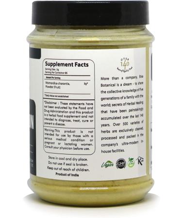Bitter Melon Powder | Ayurvedic Herb for Blood Sugar Control & Liver Function | Herbal Supplement for Skin & Stomach (7oz/200g) - Buy Online on GoSupps.com