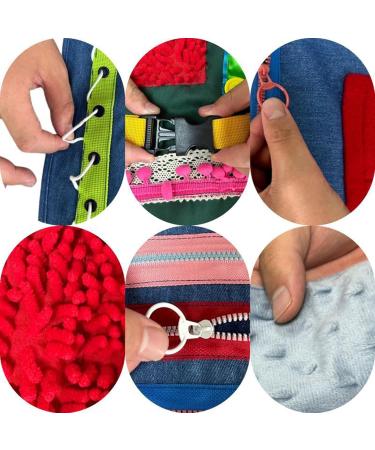 Dementia Fidget Apron - Elderly Sensory Apron - Dementia Improvement Fidget Blanket Engagement Aids People With Poor Memories - Buy Online on GoSupps.com