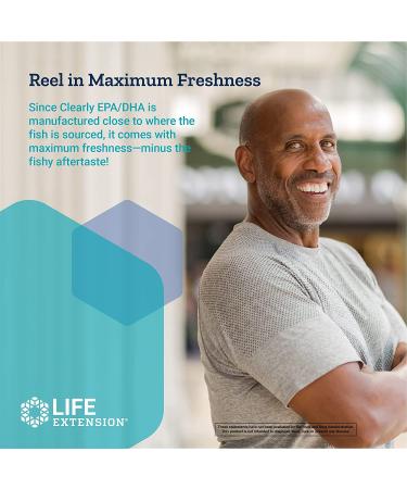 Shop Life Extension Clearly EPADHA Fish Oil - 120 Softgels for Optimal Health - Buy Online on GoSupps.com