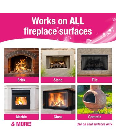 Quick N Brite Fireplace Gel Cleaner Kit - Nonabrasive 16 oz Ideal for Brick Stone Tile & Marble - Made in the USA - Buy Online on GoSupps.com