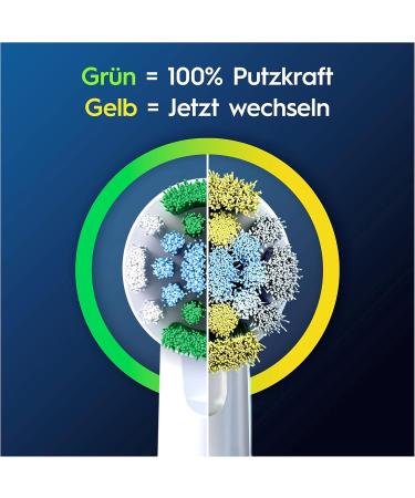 Oral-B Pro Precision Clean Brush Heads - 6 Pack | X-Shaped Bristles for Superior Cleaning | Original Oral-B Toothbrush Attachments | Designed in Germany - Buy Online on GoSupps.com