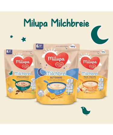 Milupa Milk Porridge Butter Biscuit Nutritious Baby Porridge for 6 Months & Up | International Shipping Available - Buy Online on GoSupps.com