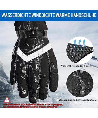 Shop Waterproof Winter Gloves for Men & Women | Touchscreen Windproof & Reflex Strips Perfect for Skiing Biking & Outdoor Activities - Buy Online on GoSupps.com